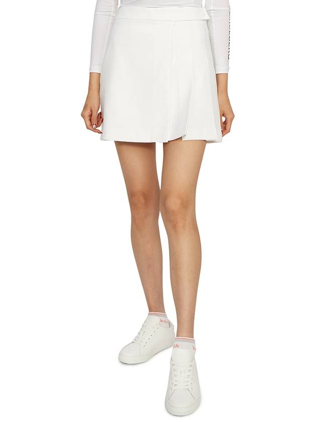 Women's Cataleya Pleated Skirt White - J.LINDEBERG - BALAAN 6