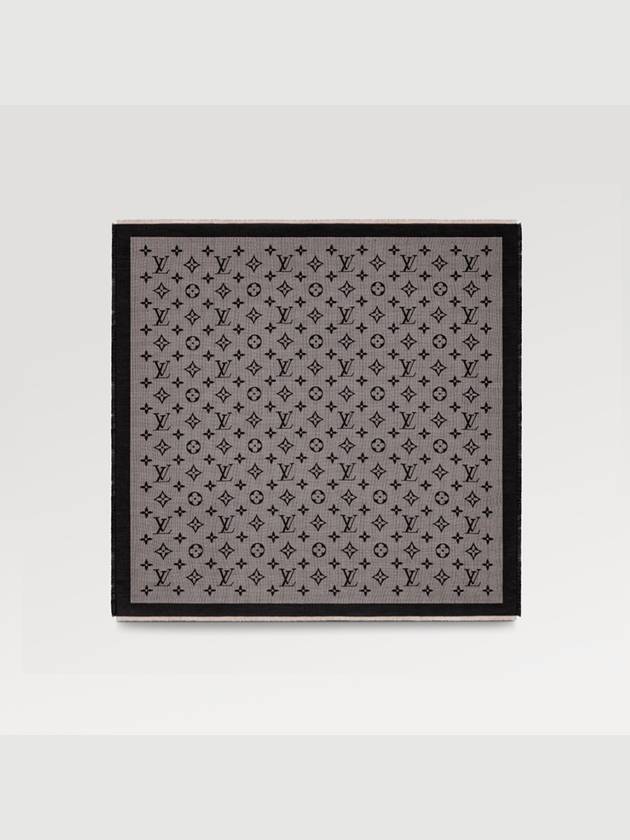 Neo Natte Monogram Scarf Black - LOUIS VUITTON - BALAAN 2