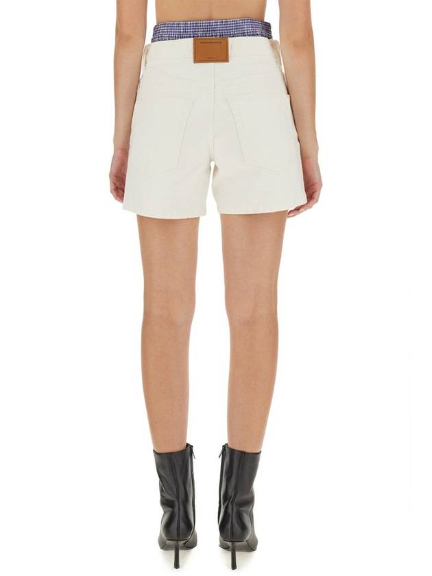 Alexander Wang High-Waisted Boxer Shorts - ALEXANDER WANG - BALAAN 3