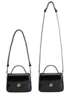 Small Robinson Spazzolato Cross Bag Black - TORY BURCH - BALAAN 7