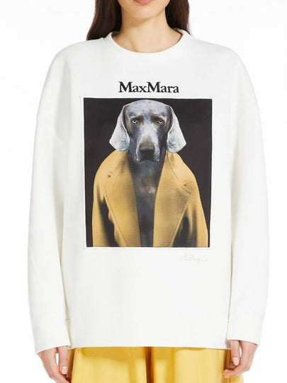 Max Mara logo embroidered crewneck sweatshirt - MAX MARA - BALAAN 2