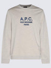 Rufus Embroidery Logo Sweatshirt Grey - A.P.C. - BALAAN 6