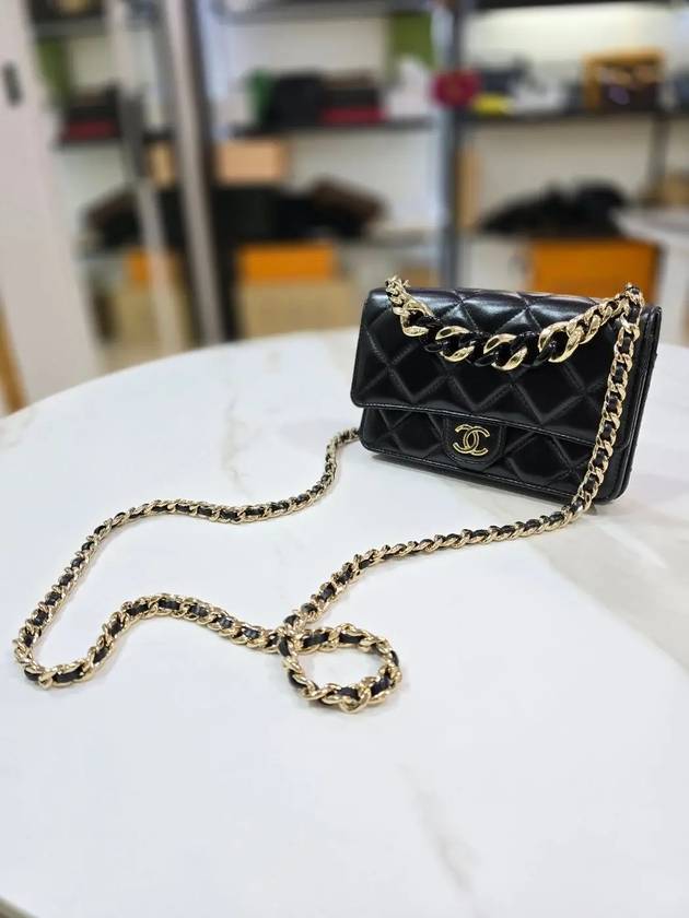 Chain Wallet Big Black WOC AP2377 - CHANEL - BALAAN 8