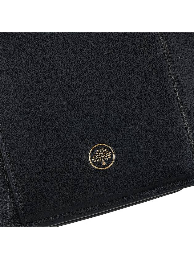 M Zipper Tri-fold Half Wallet Black - MULBERRY - BALAAN 9