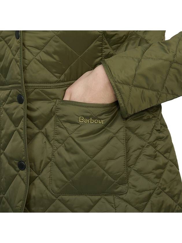 Deveron Quilting Jacket Pale Pink Olive - BARBOUR - BALAAN 10