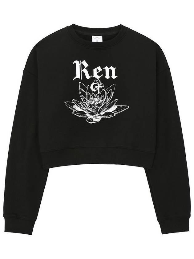 Len Crop Long Sleeve T Shirt Black - CLUT STUDIO - BALAAN 4