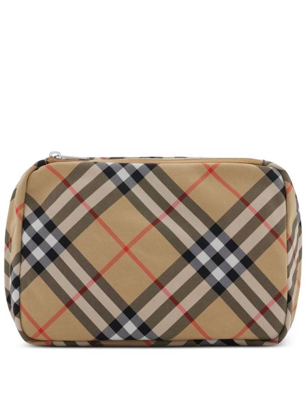 EKD Appliquéd Check Pouch Sand - BURBERRY - BALAAN 4