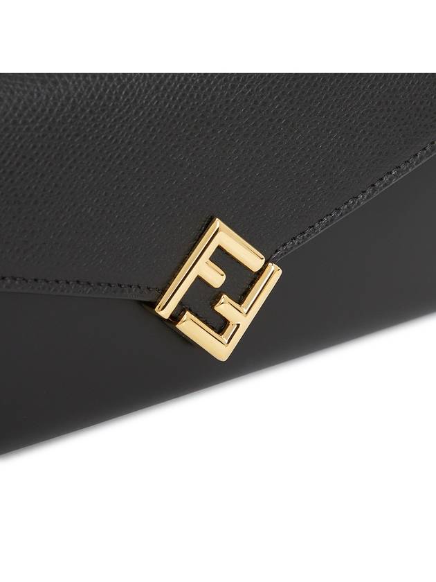 FF Diamond Continental Chain Long Wallet Black - FENDI - BALAAN 8