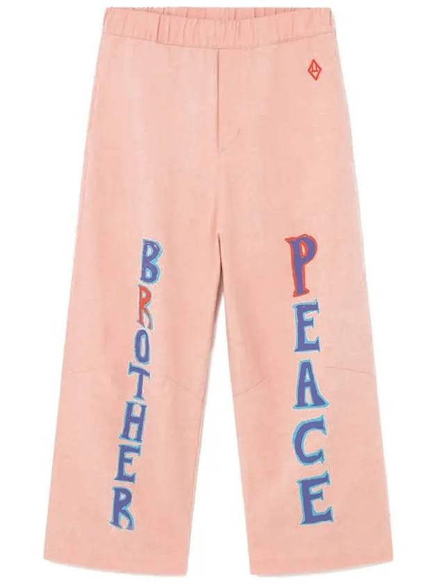 Kids Slogan Printing Linen Pants S22101 249BX - THE ANIMALS OBSERVATORY - BALAAN 2