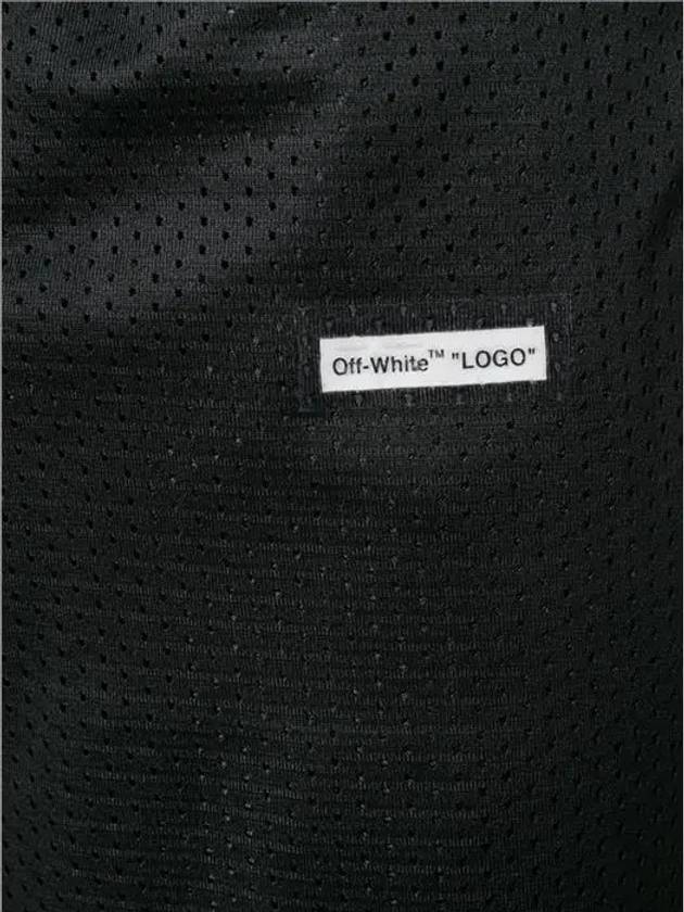 Logo Patch Track Shorts Black - OFF WHITE - BALAAN 6