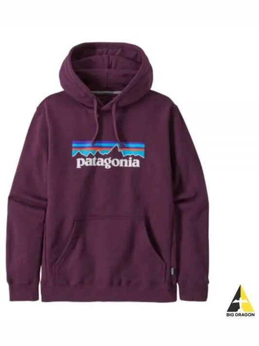 P 6 Logo Uprisal Hoodie Night Plum - PATAGONIA - BALAAN 2