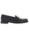 Gancini Ornament Loafers Black - SALVATORE FERRAGAMO - BALAAN 2