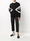 contrasting side panel cropped trousers - NEIL BARRETT - BALAAN 2