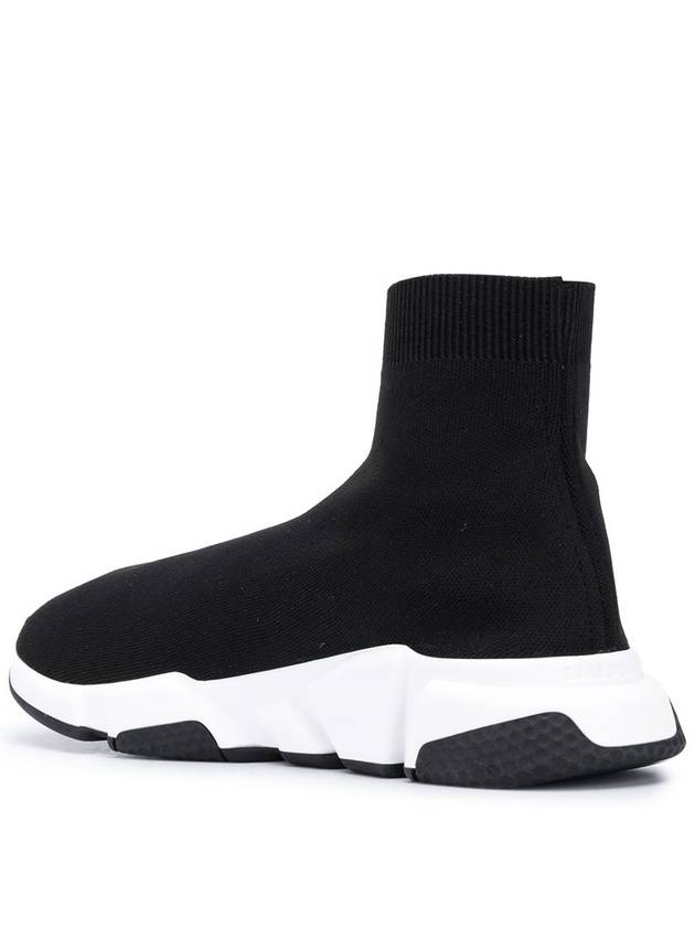 Speed Trainer  High Top Sneakers Black White - BALENCIAGA - BALAAN 4