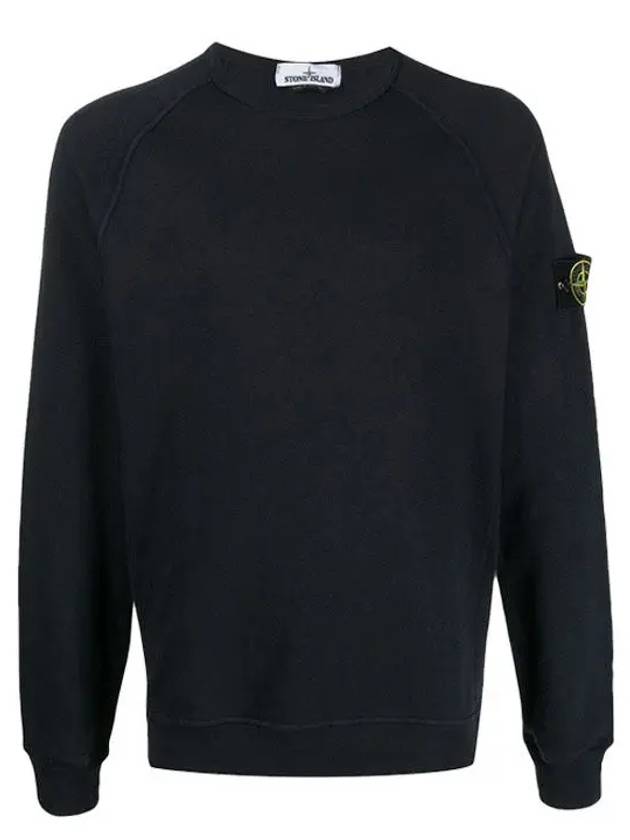 Wappen Patch Round Sweatshirt Navy - STONE ISLAND - BALAAN 2