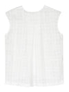 V-neck Check Pattern Sleeveless White - A.P.C. - BALAAN 3