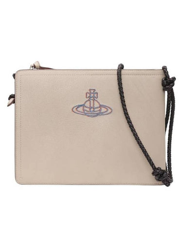 Benny Leather Cross Bag Beige - VIVIENNE WESTWOOD - BALAAN 1