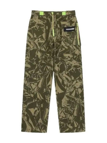 Aries Crinkle Camo Walking Trousers Army Green - ARIES - BALAAN 1