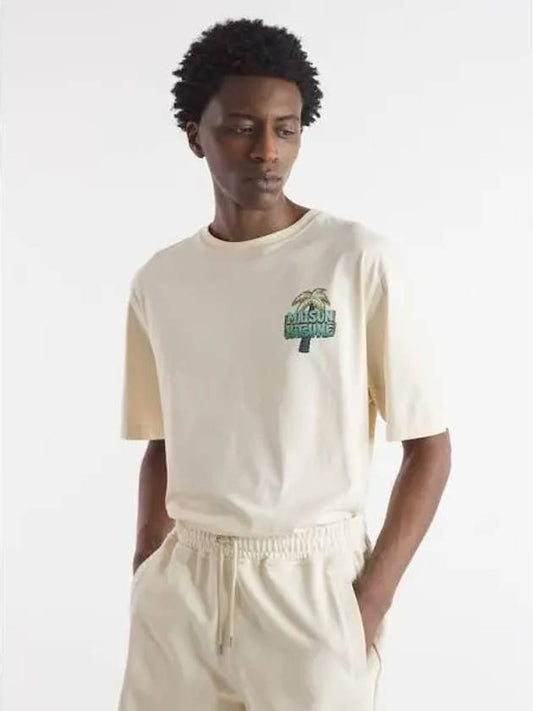 Men s oversized boxy fit t shirt paper domestic product - MAISON KITSUNE - BALAAN 1