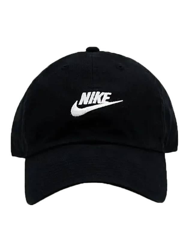 Sportswear Heritage 86 Futura Washed Ball Cap Black - NIKE - BALAAN 1