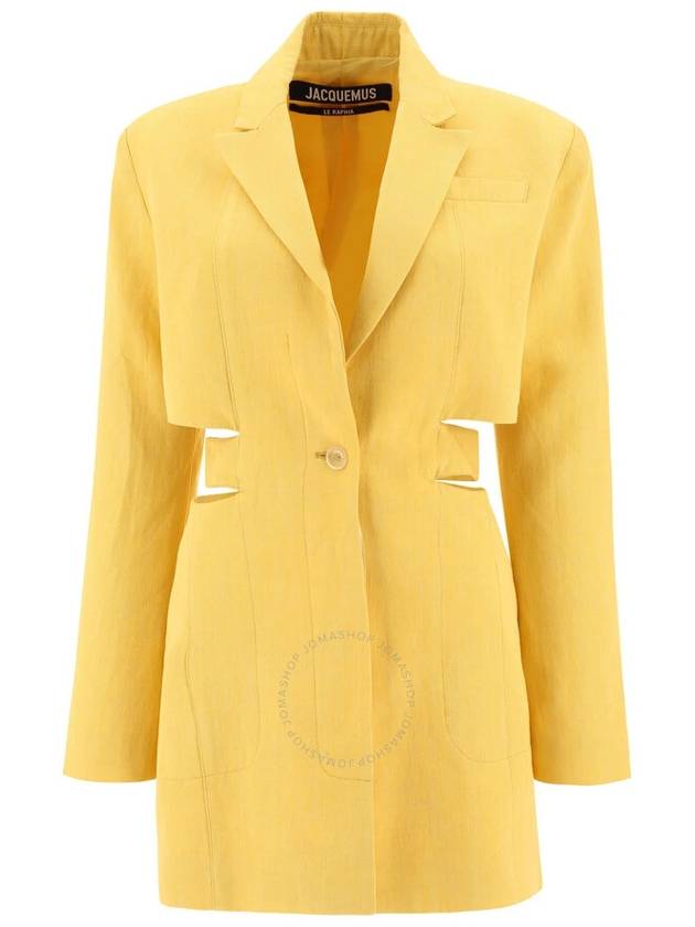 La Robe Bari Blazer Midi Dress Yellow - JACQUEMUS - BALAAN 2