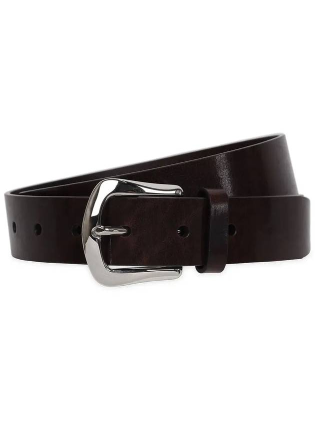 Leather Belt Brown - BRUNELLO CUCINELLI - BALAAN 2