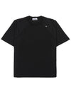 Stellina Cotton Short Sleeve T-Shirt Black - STONE ISLAND - BALAAN 2