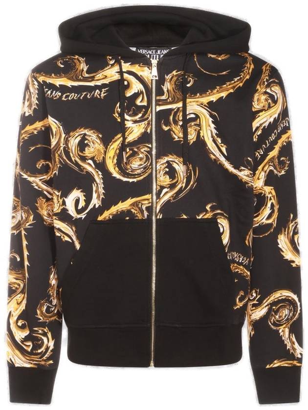 Chromo Couture Regular Fit Hooded Zip Up - VERSACE - BALAAN 1