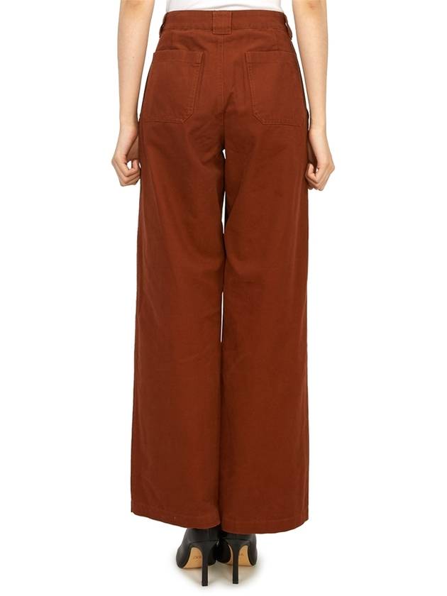 COGBJ F08421 EAF BRIQUE WOMEN PANTS - A.P.C. - BALAAN 6