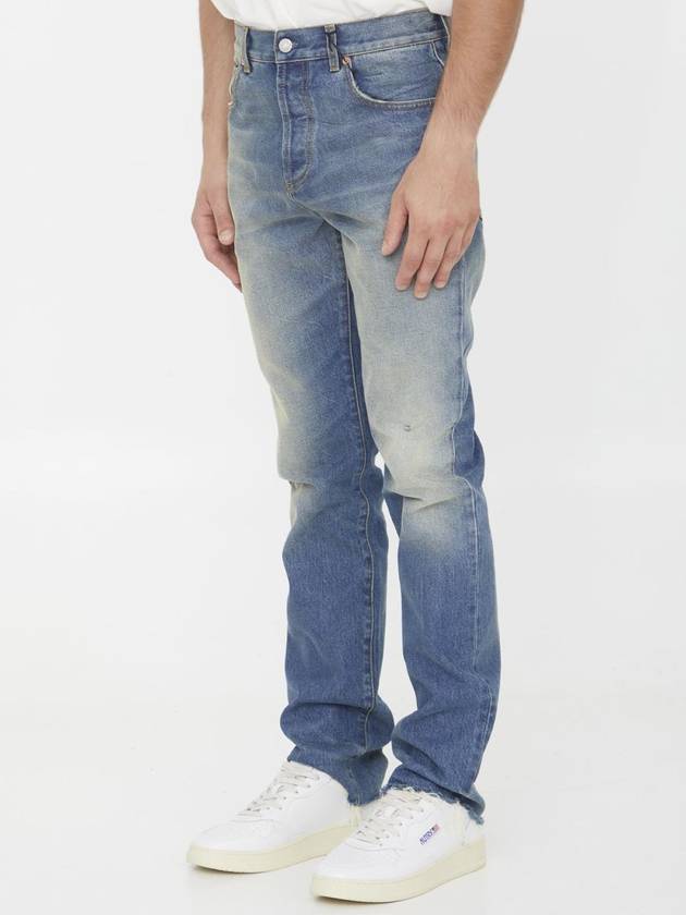 Delave Denim Jeans Blue - GUCCI - BALAAN 3