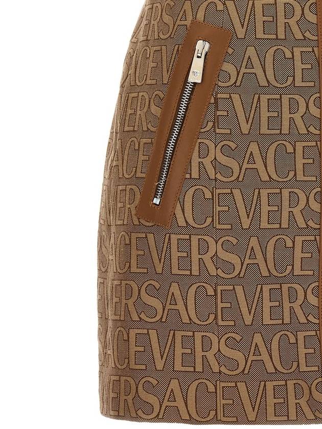 short dress 1011233 1A033152N740 Brown - VERSACE - BALAAN 5