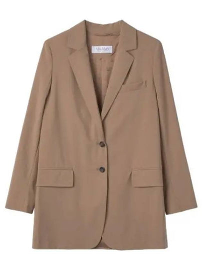 Women's Anta Single Breasted Jacket Camel - MAX MARA - BALAAN 2