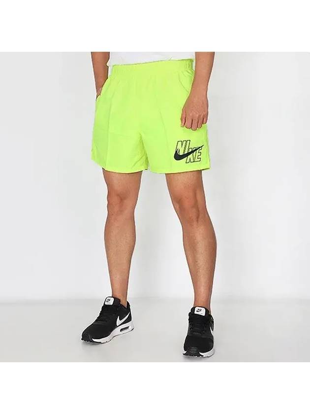 Men's 5'' Big Logo Swim Shorts Green - NIKE - BALAAN 2