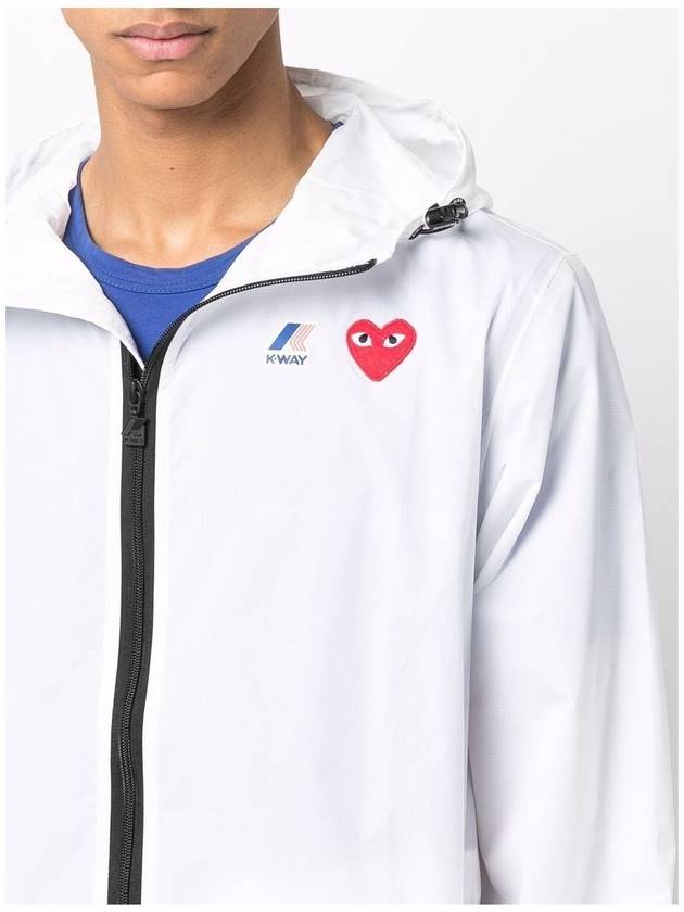 COMME DES GARÇONS PLAY K-WAY UNISEX JACKET - COMME DES GARCONS PLAY - BALAAN 5