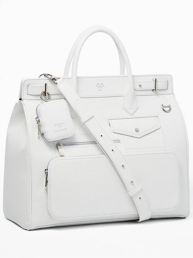 Kim Sang-Hyuk Collaboration Nevers Mer Core Shoulder Bag White - MOIETOII PARIS - BALAAN 2