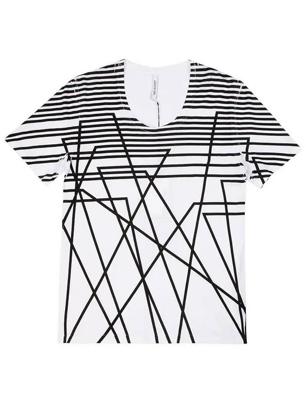 Zigzag pattern short sleeve t-shirt BJE61 - NEIL BARRETT - BALAAN 6