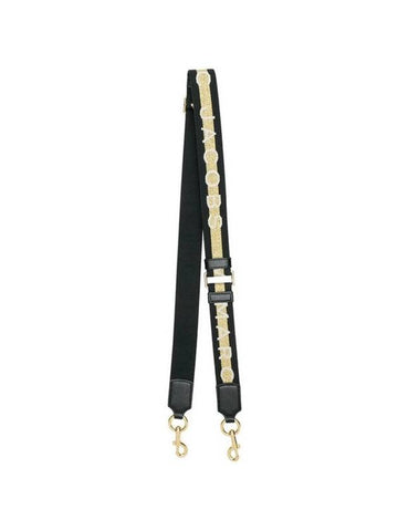 The Logo Webbing Slim Strap Yellow Black - MARC JACOBS - BALAAN 1