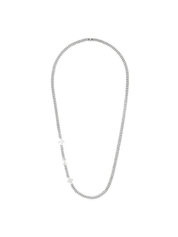 Monogram Row Necklace Silver - LOUIS VUITTON - BALAAN 1