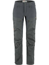 Women's Keb Trousers Regular Basalt - FJALL RAVEN - BALAAN 1