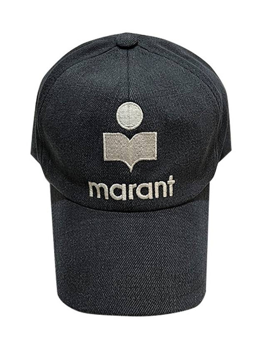 Tyron Embroidered Logo Ball Cap Black - ISABEL MARANT - BALAAN 2