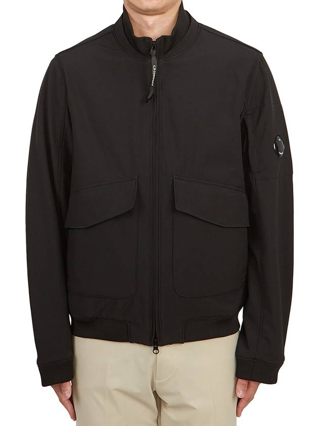 Shell-R Bomber Jacket Black - CP COMPANY - BALAAN 2