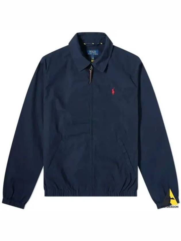 Men's Bayport Cotton Zip-Up Jacket Navy - POLO RALPH LAUREN - BALAAN 2