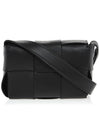 Intrecciato Cassette Small Cross Bag Black - BOTTEGA VENETA - BALAAN 4