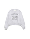 Brushed Options x Mas Teddy Bear Sweat Shirts MELANGE GRAY - LE SOLEIL MATINEE - BALAAN 1