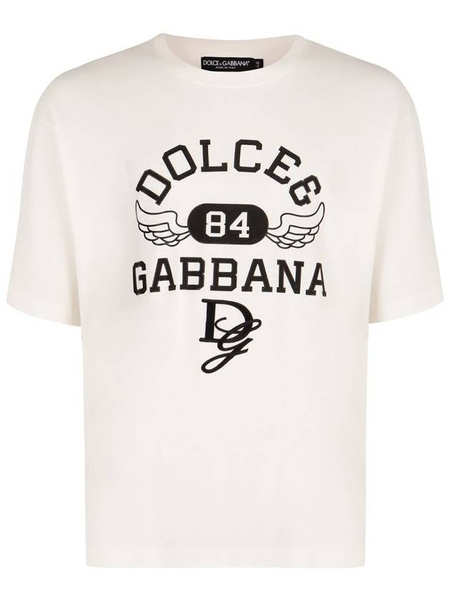 Dolce & Gabbana Logo Cotton T-Shirt - DOLCE&GABBANA - BALAAN 1