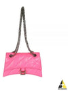 Crush Chain Shoulder Bag Pink - BALENCIAGA - BALAAN 2