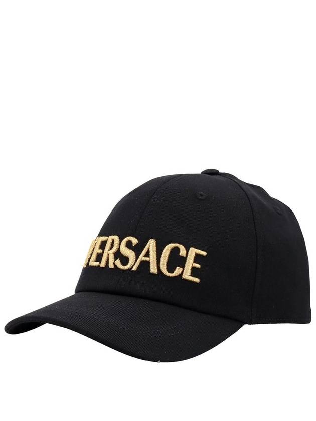 Logo Ball Cap Black - VERSACE - BALAAN 3