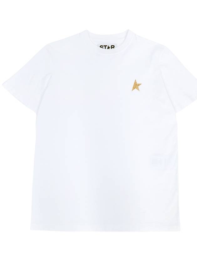 Star Printing Short Sleeve T-Shirt White - GOLDEN GOOSE - BALAAN 2