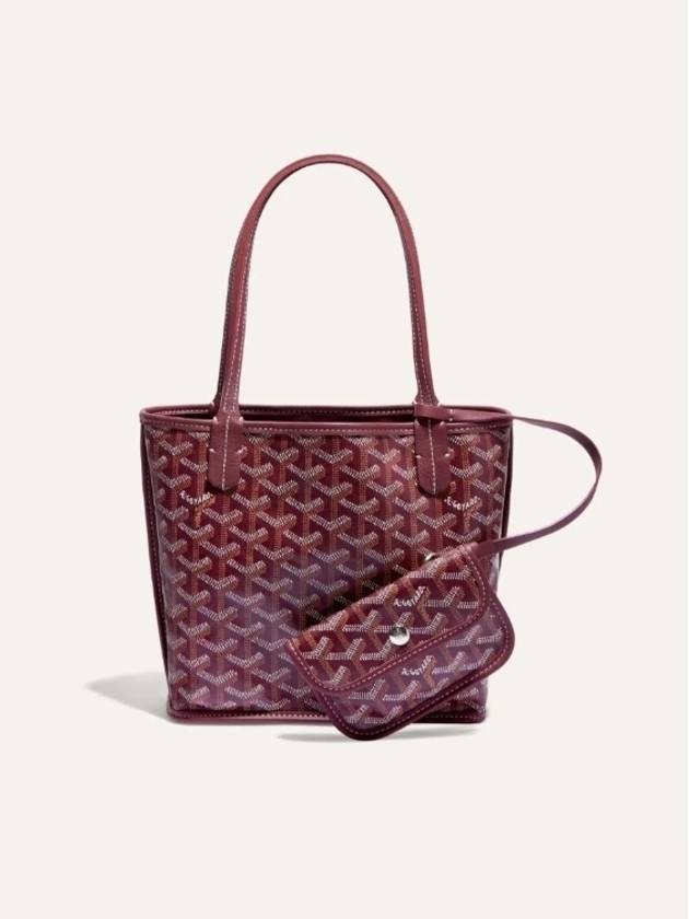 Anjou Mini Anjou Tote Bag Burgundy - GOYARD - BALAAN 2