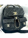 Logo Small Calfskin Backpack Black - CHANEL - BALAAN 3